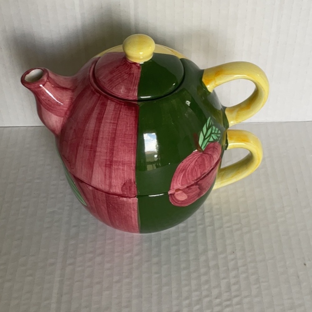 Artistic Ceramic Teapot and Cup Set